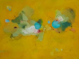 Lyrik  0010  Öl auf Leinwand  30x40cm 